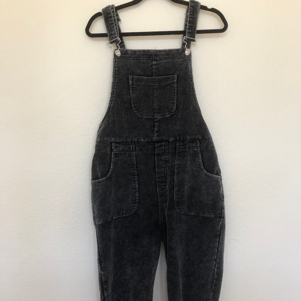Washed Grey Corduroy Jumper